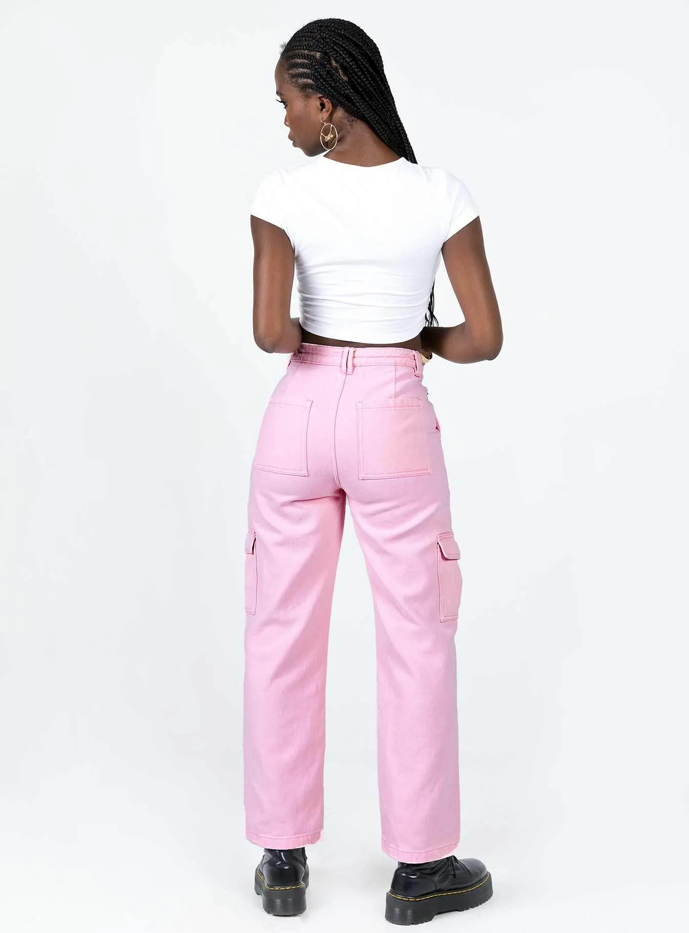 Adelaide Cargo Jeans Pink Windproof Membrane Smart Utility