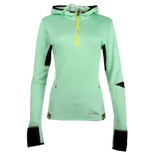Warm Up Winter Running Quarter Zip Hoodie Sporty Fit Fashion Comfort