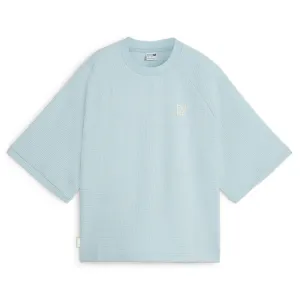 Infuse Relaxed Crew Neck Short Sleeve T-Shirt Elastic Cozy clothing