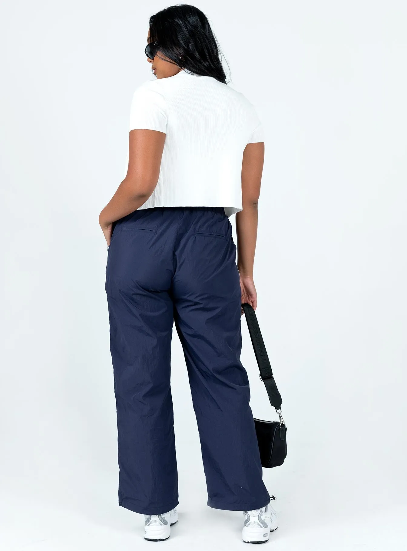 Everyday Comfort Fit Downtown Parachute Pants Navy