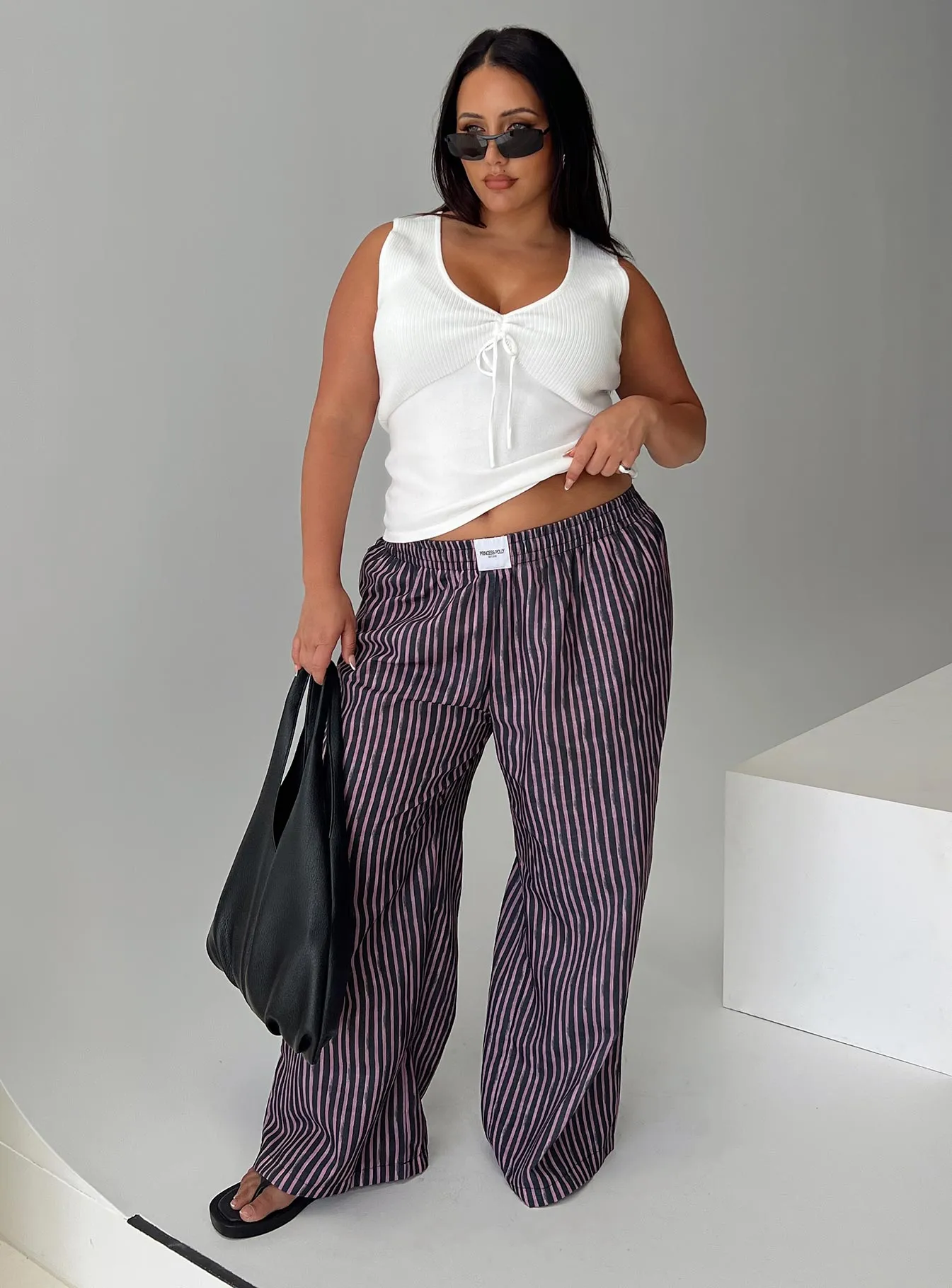 Denim finish Beach House Pants Multi Curve