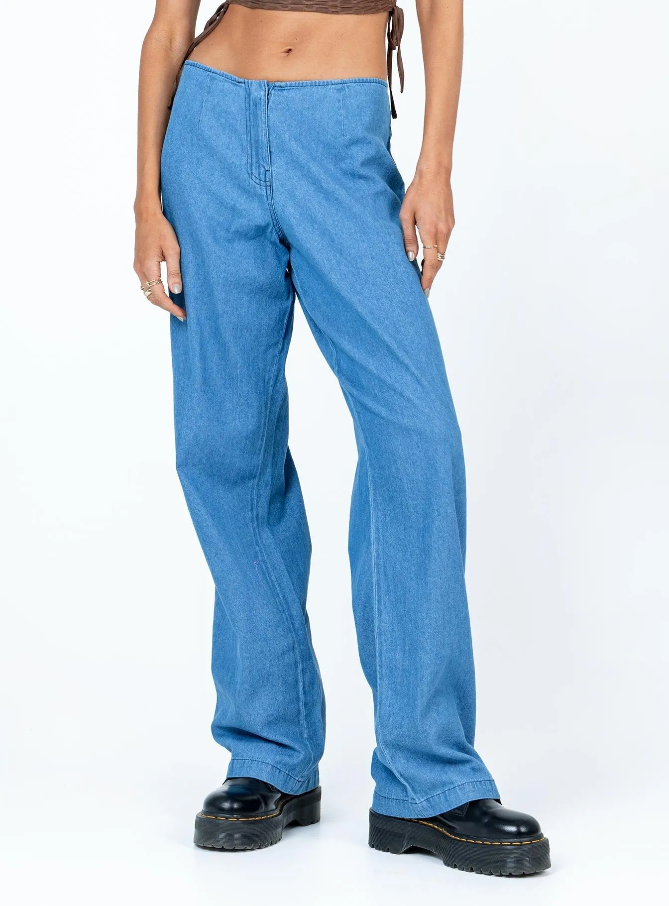 DurableConstruction Motel Sedna Trouser Denim Stone Wash Blue