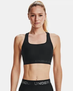 Under Armour Womens Armour Mid Crossback Sports Bra Invisible stitching