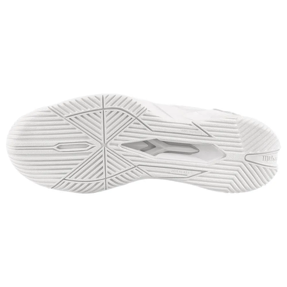 Pressure Distribution Breathable Linings Wilson Women's Rush Pro 4.0 - White/White