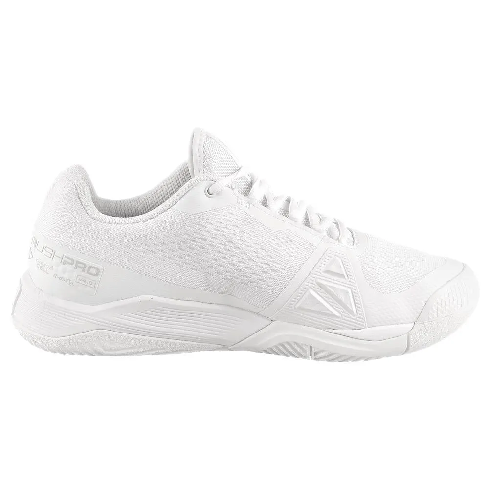 Shock Absorbing Midsole Wilson Women's Rush Pro 4.0 - White/White