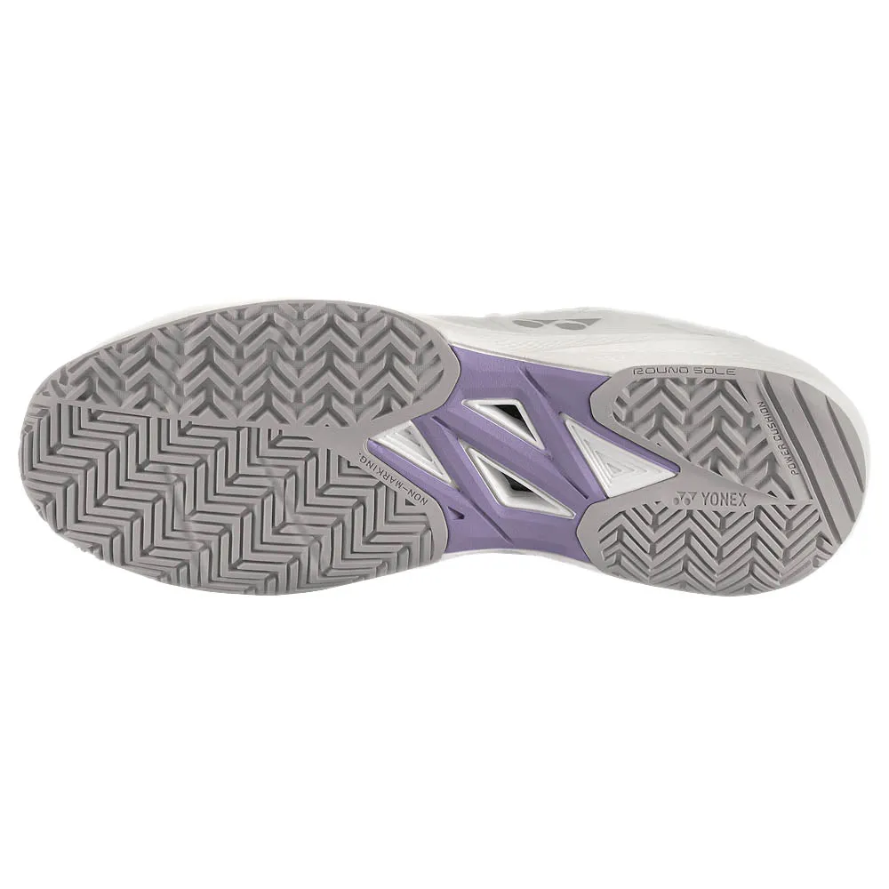 Yonex Women's Sonicage - White/Gray Microfiber Lining Proprioceptive Foot Alignment