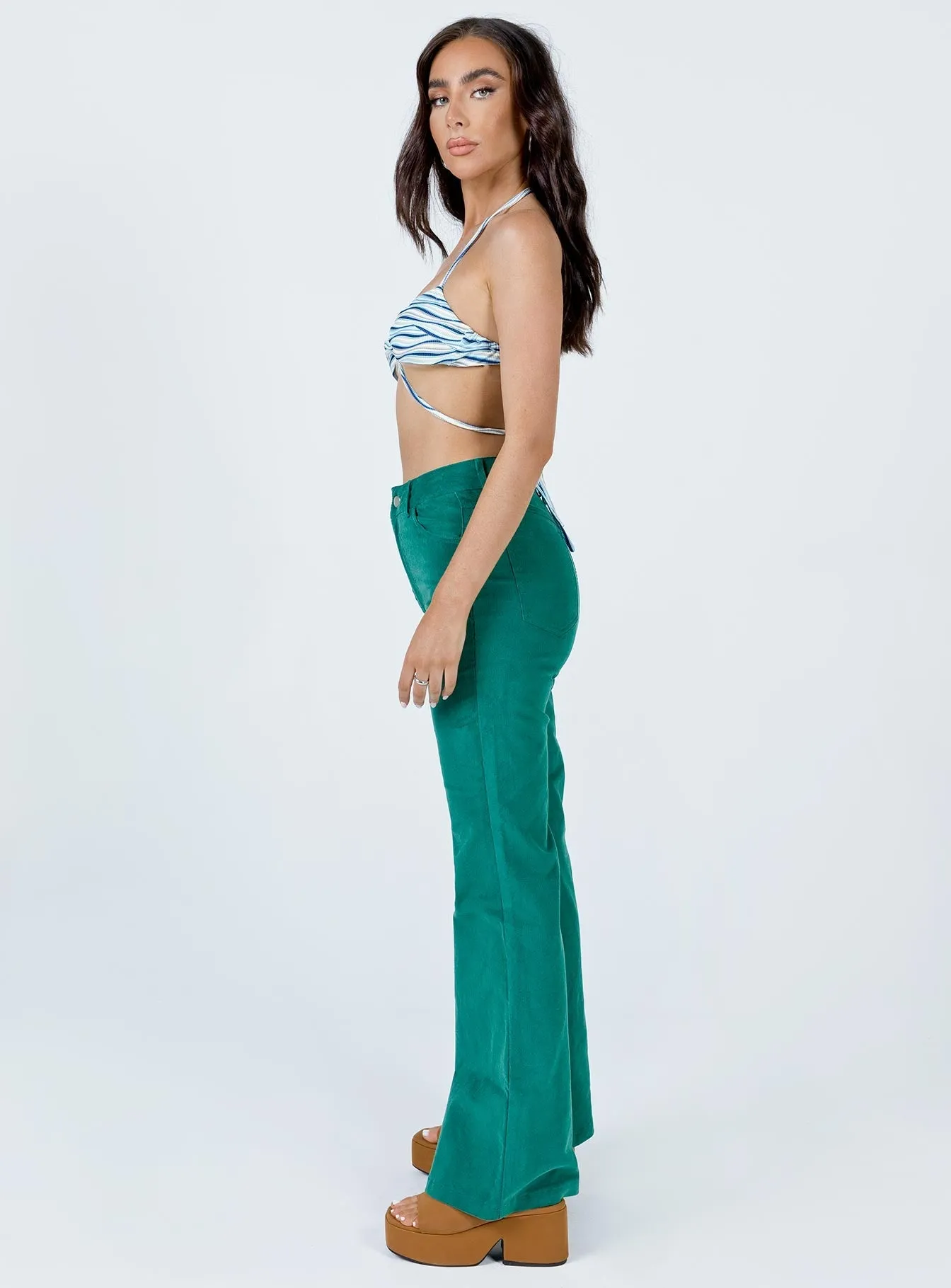 WindResistantMaterial Nadia Pants Green