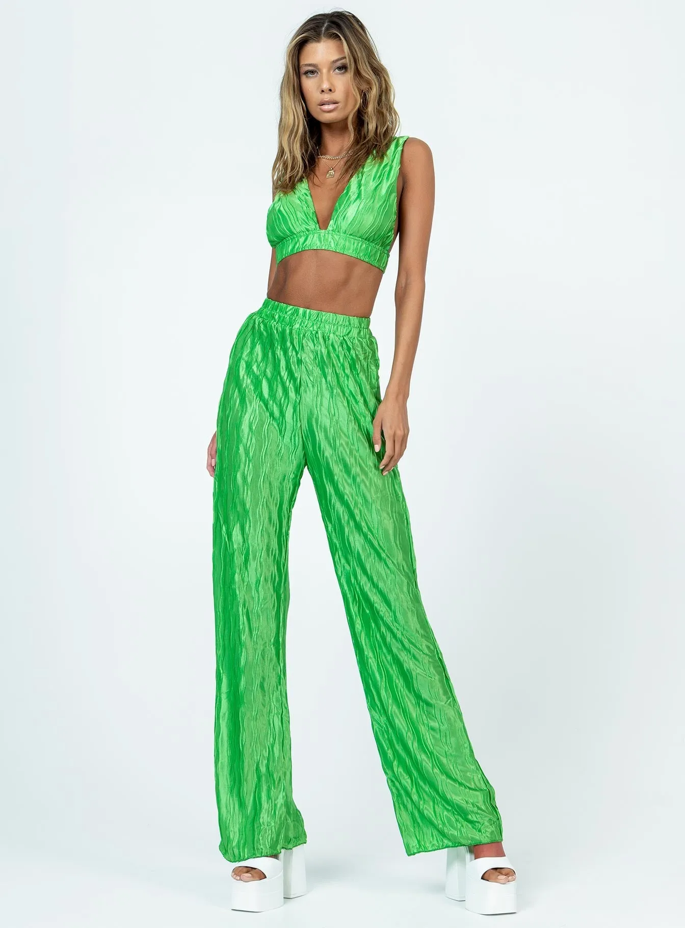 Emmett Set Green Bold Waistband