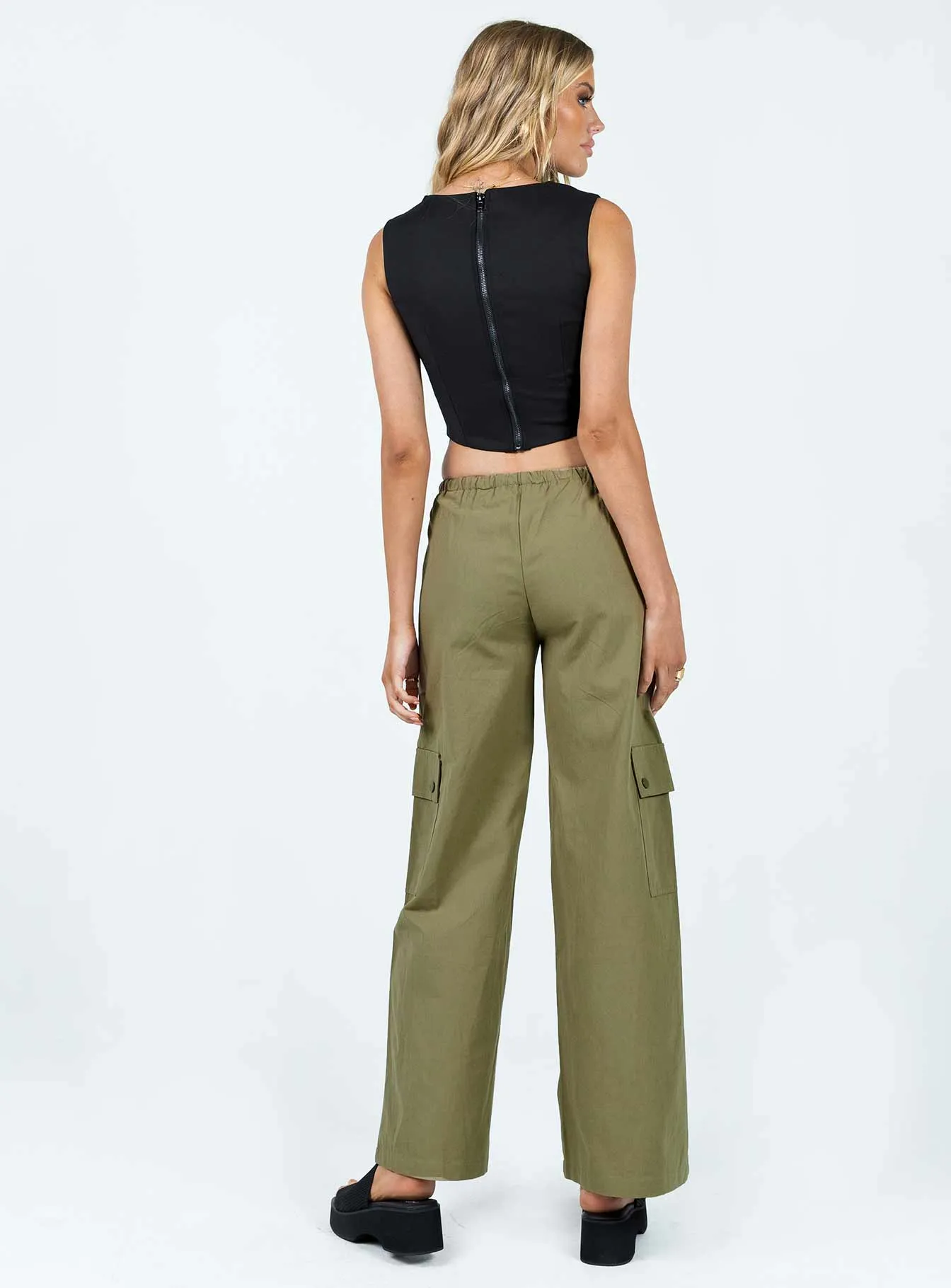 Mackey Cargo Utility Pants Khaki Odor Resistant Treatment