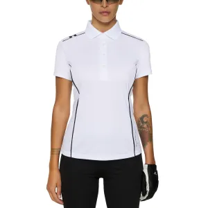 Lake Glow Outdoor Footwear J.Lindeberg Women's Leyla Golf Polo Shirt - White