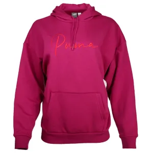 Relaxed Wear Tonal Script Pullover Hoodie