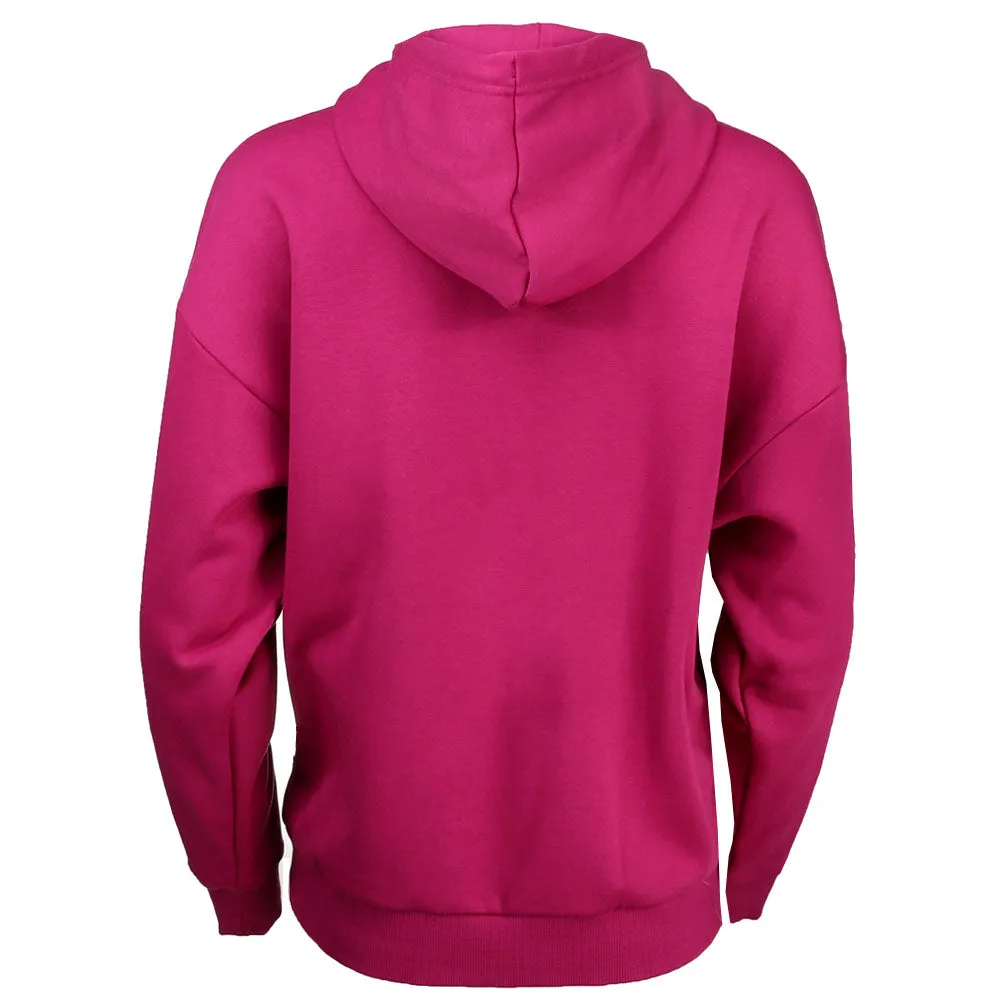 Tonal Script Pullover Hoodie Warm Comfort