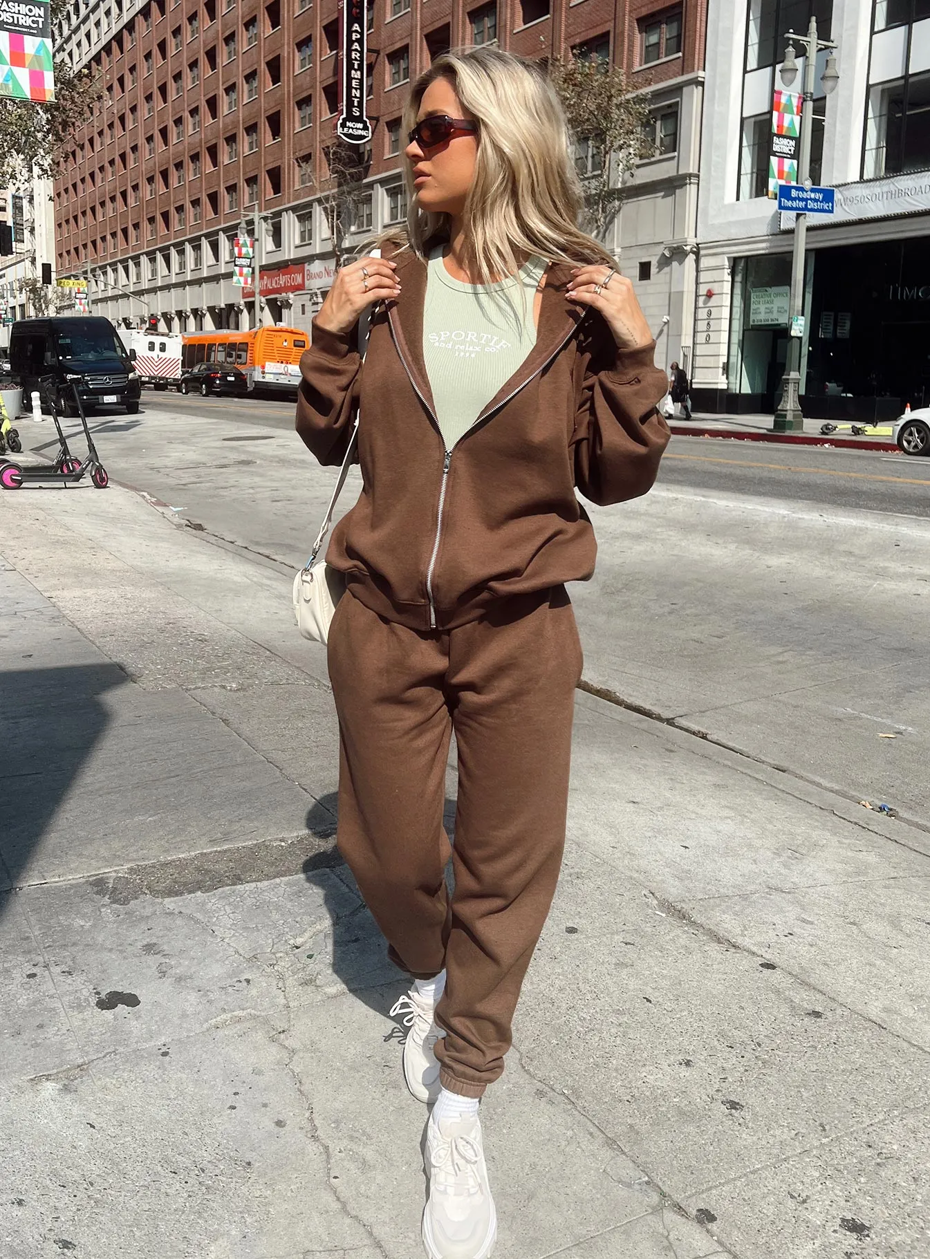 Easy Travel Renna Track Pants Brown