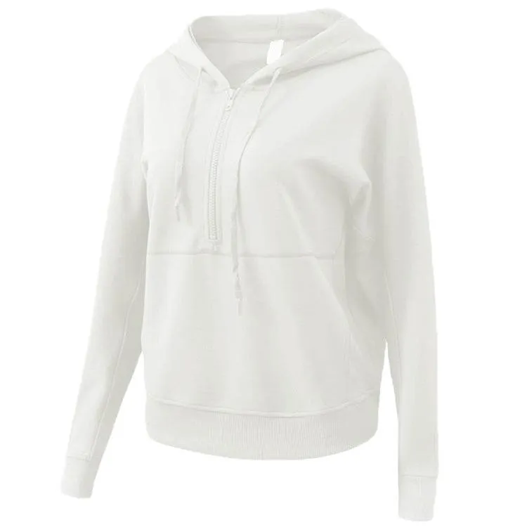 Long Sleeve Hoodie with Pocket Relaxed Style product wedding guest elegance