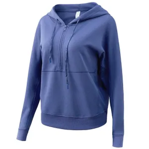 Urban Minimal Long Sleeve Hoodie with Pocket