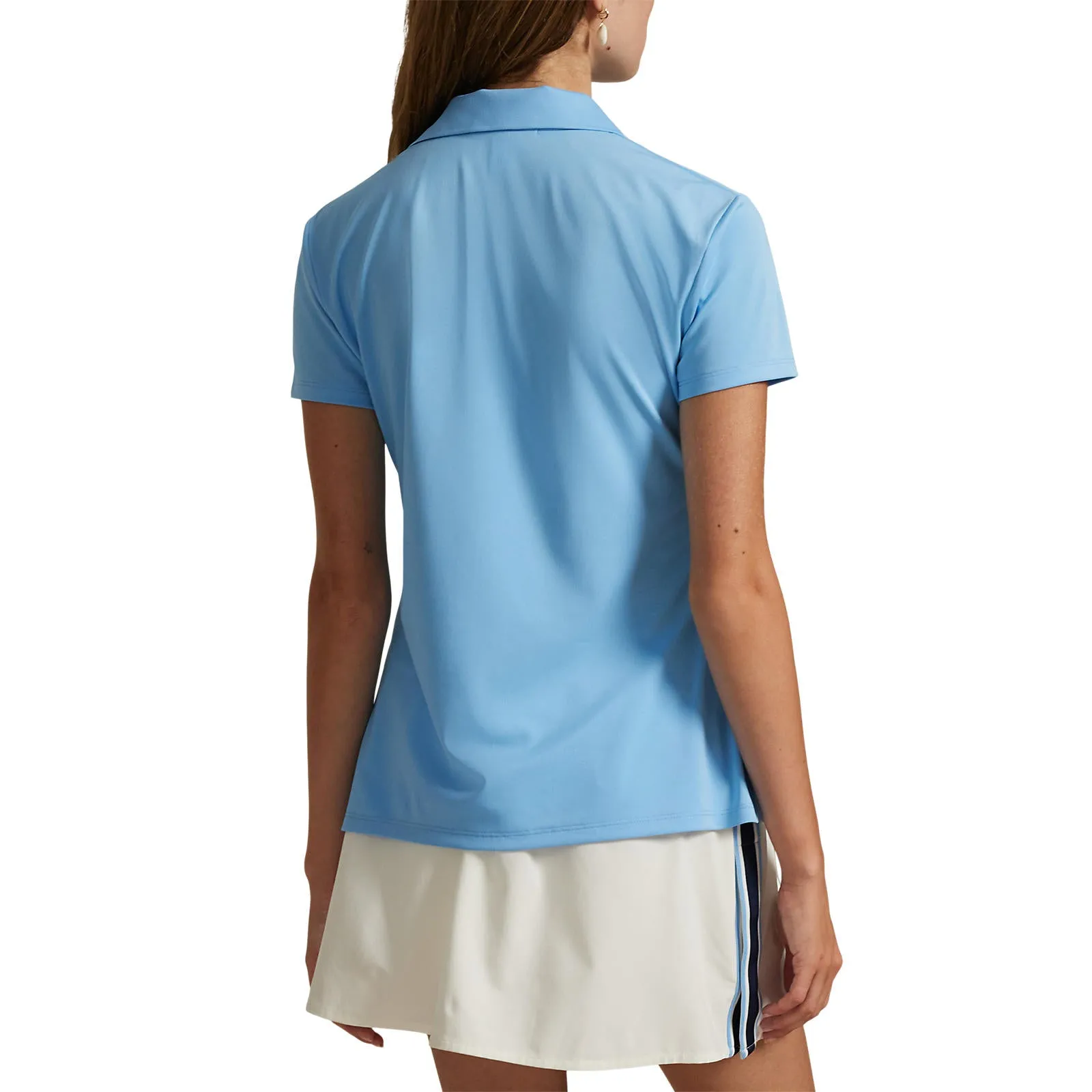 RLX Ralph Lauren Women's Tour Performance Golf Shirt?- Sutton Blue Late Breeze