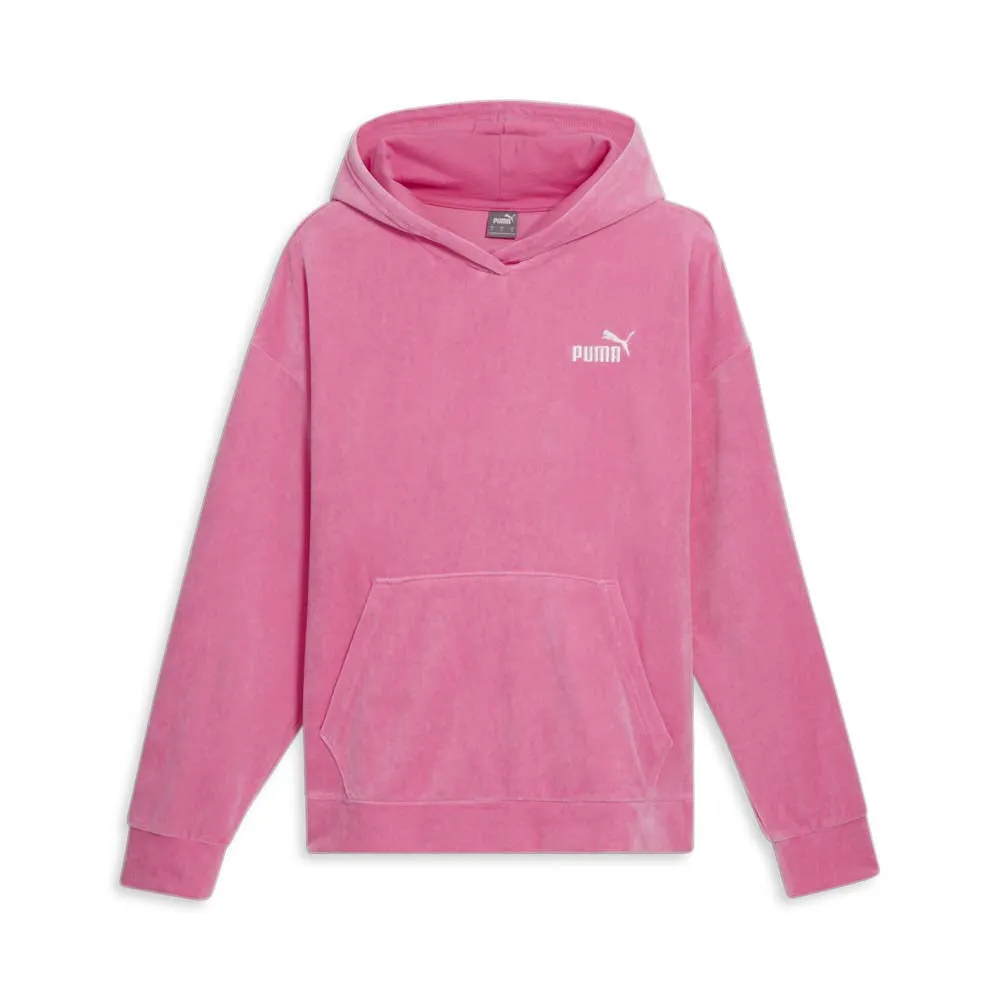 Fitted Shape Essentials Elevated Velour Pullover Hoodie