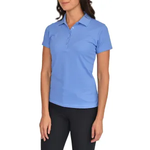 Scandi Clean Fame Glow Glenmuir Women's Paloma Golf Shirt - Light Blue