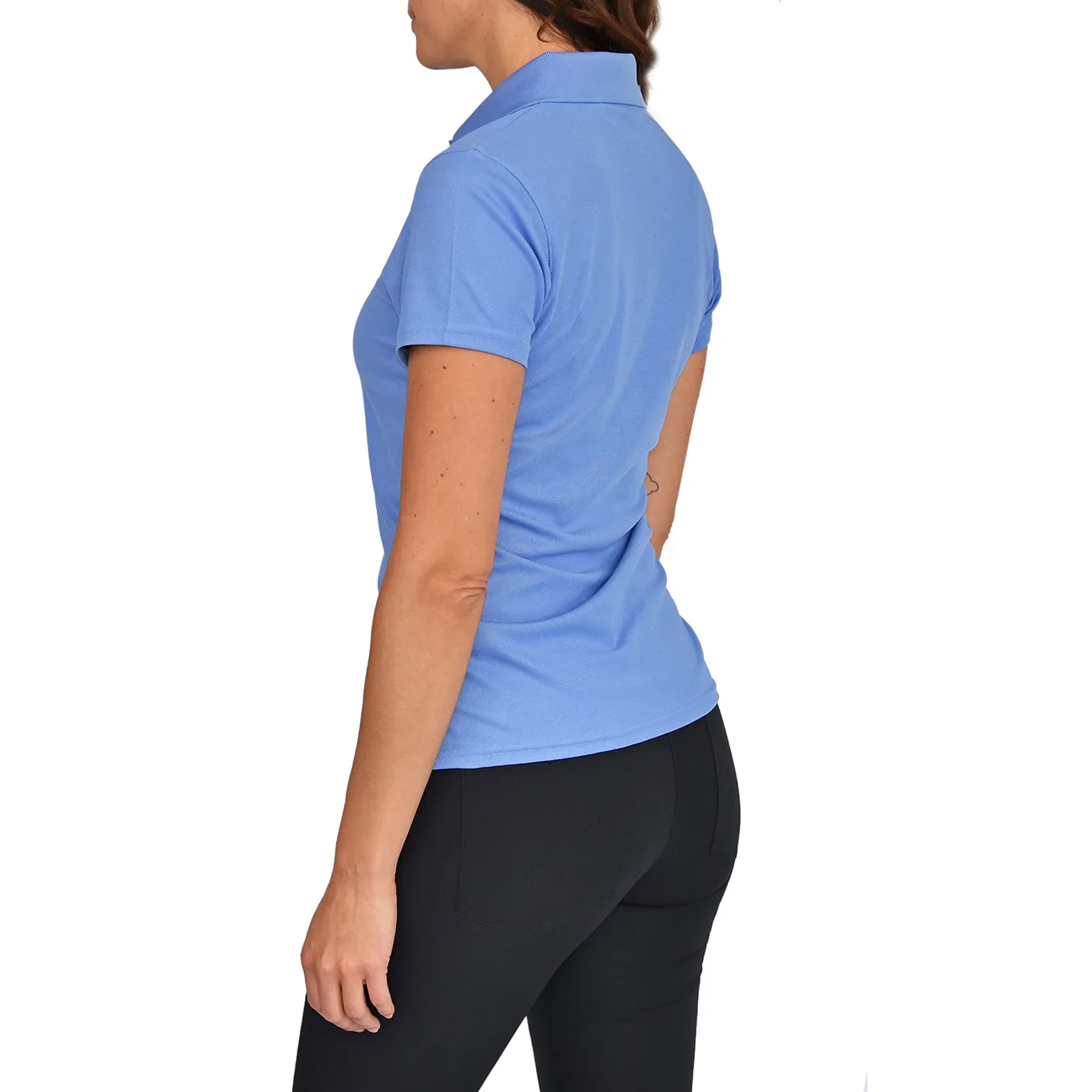 Japan Neat Functional Fit Glenmuir Women's Paloma Golf Shirt - Light Blue