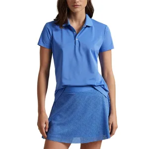 RLX Ralph Lauren Women's Tour Performance Golf Shirt?- Summer Blue WrinkleResistantCloth OdorResistant Coating