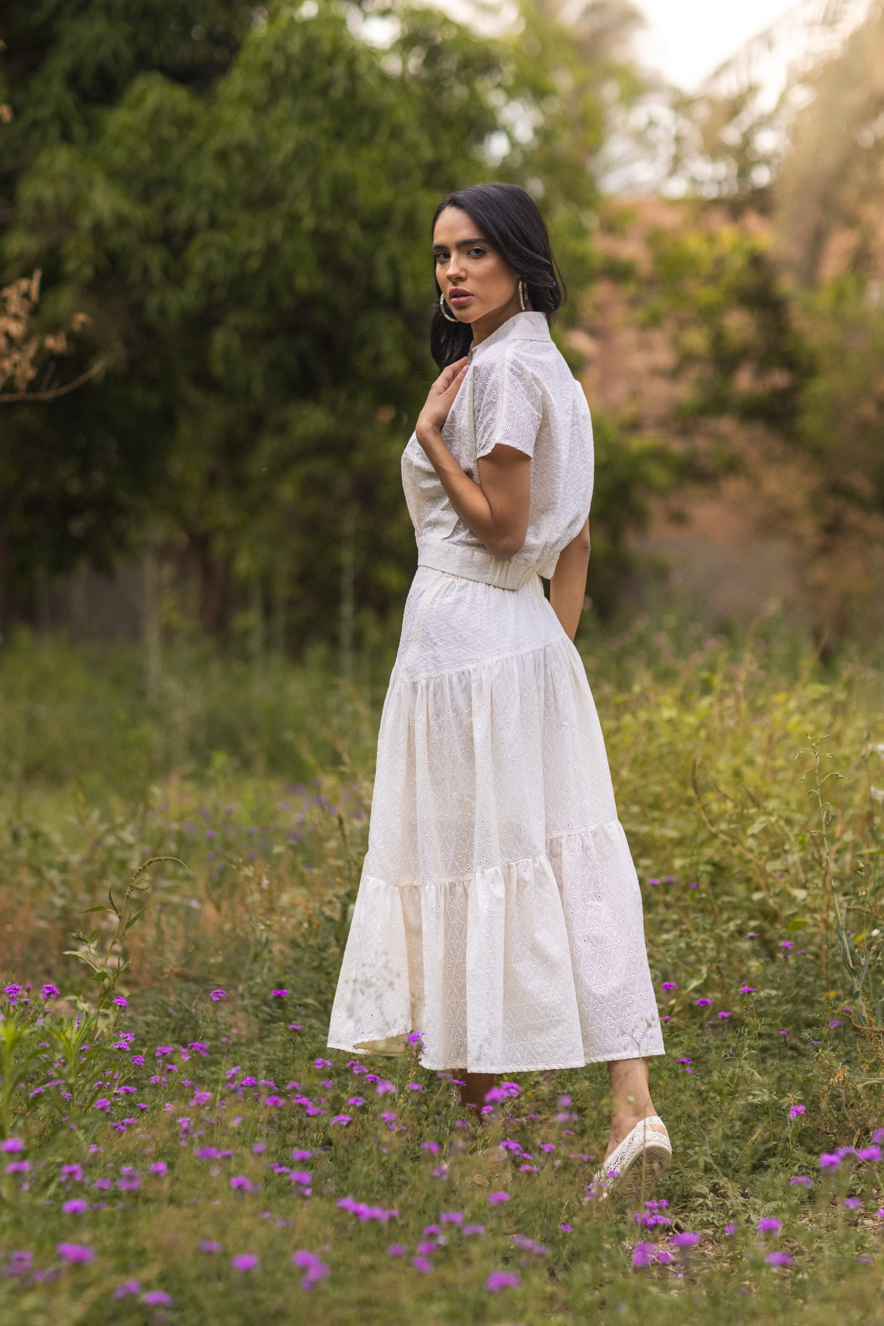 Smooth Feel Gentle Flow Fleur de Soleil Skirt