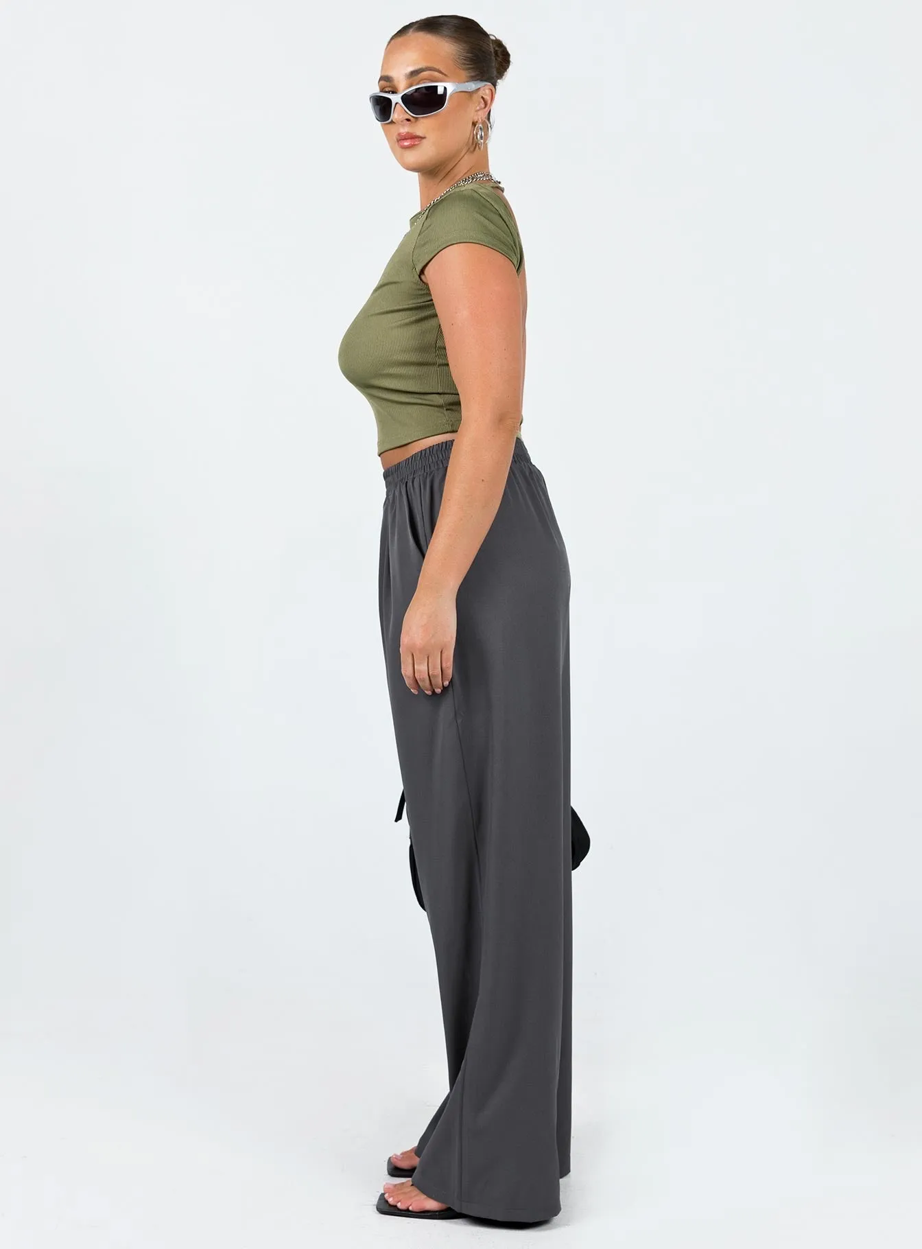 Wexler Pants Slate Eco Friendly Dyeing Layered Wear