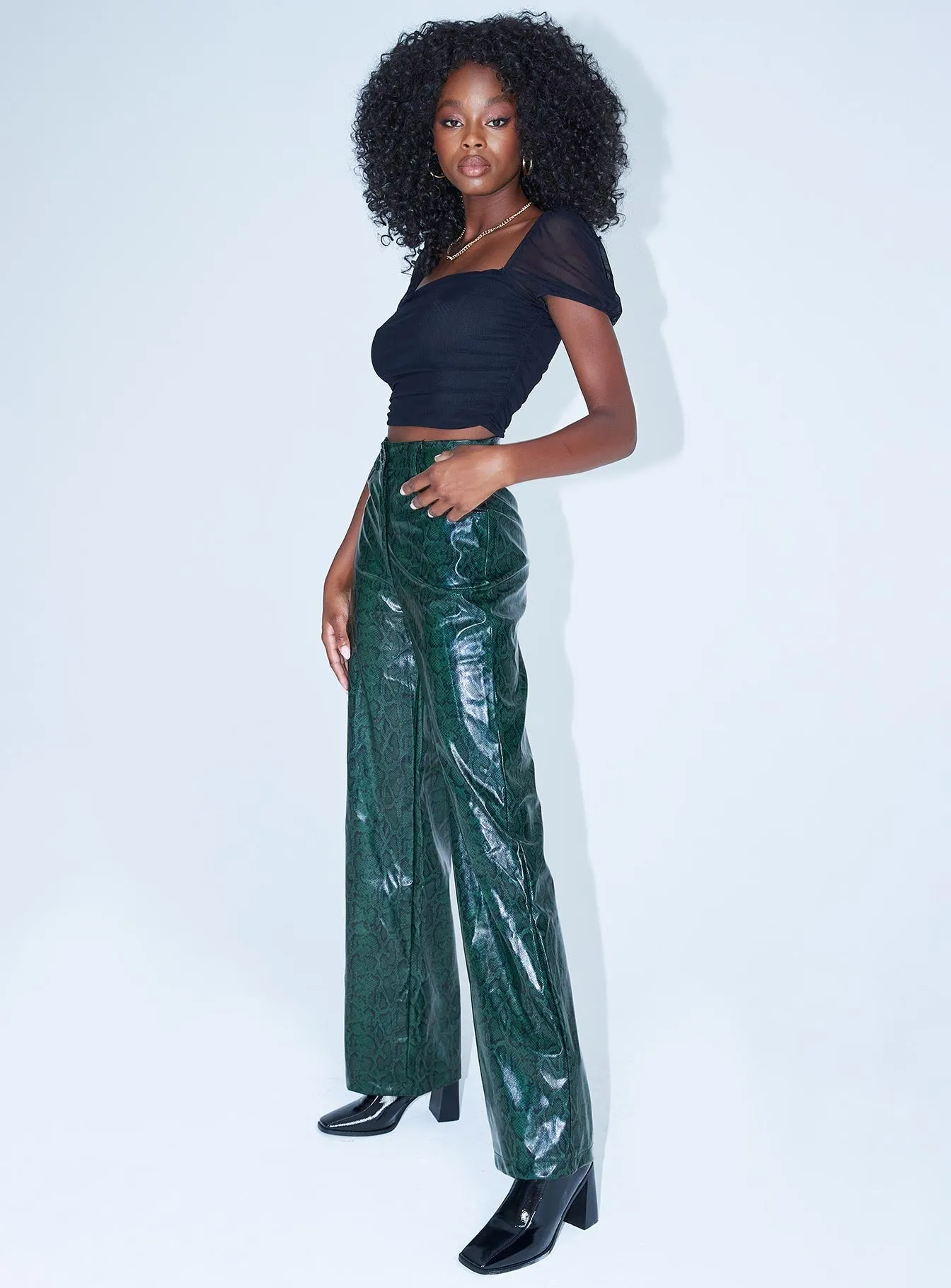 Cooling Fabric PermeableCloth Bad Romance Pants Green