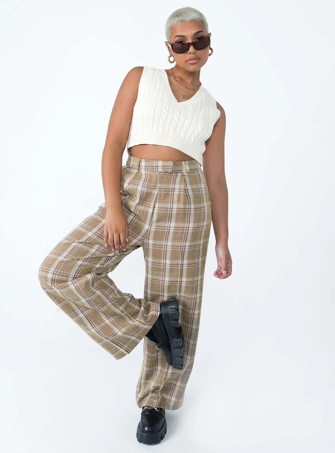 Homebound Pants Brown Gripper Waistband