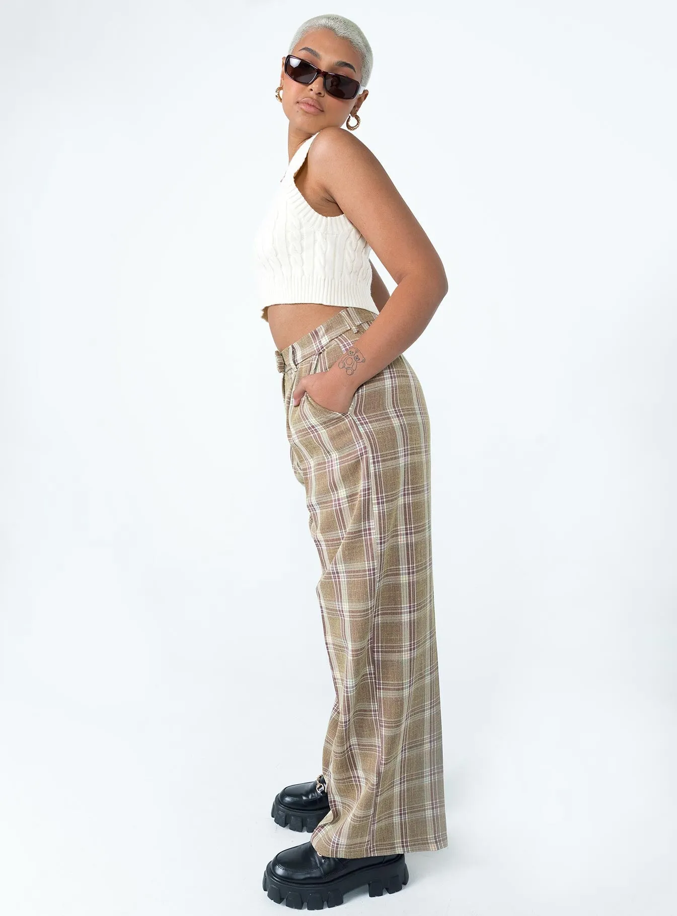 Homebound Pants Brown Flexibility Fit