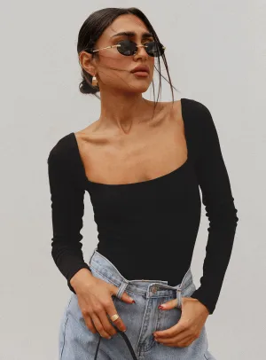 Charlotte Bodysuit Black bodysuit with shorts teen bodysuit