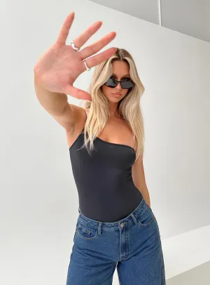 minimalist bodysuit formal bodysuit Hutter Bodysuit Grey Tall
