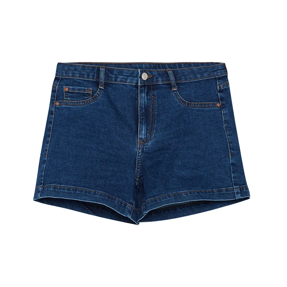 Women's Denim Mini Short,Navy Casual Days Active Look