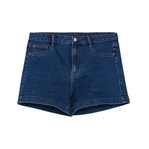 Women's Denim Mini Short,Navy HypoallergenicLining