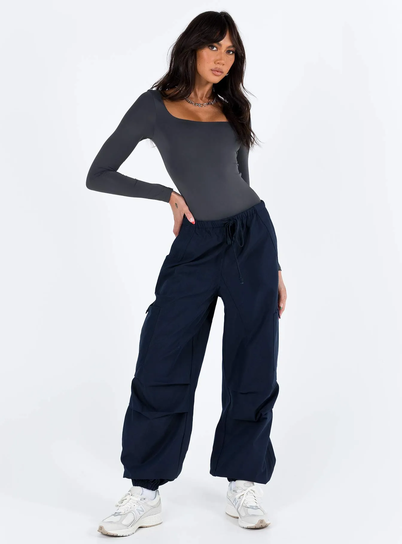 Corthay Bodysuit Grey bodysuit with jeans