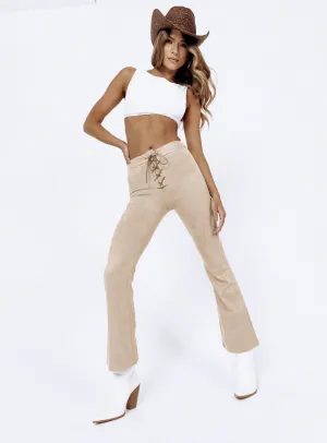 Nettie Pants Beige Sporty Chic Sporty Fit