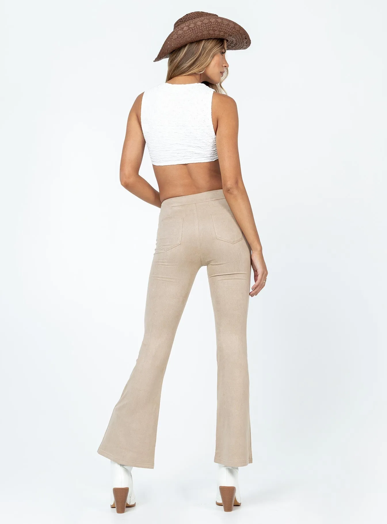 Nettie Pants Beige Easy Travel