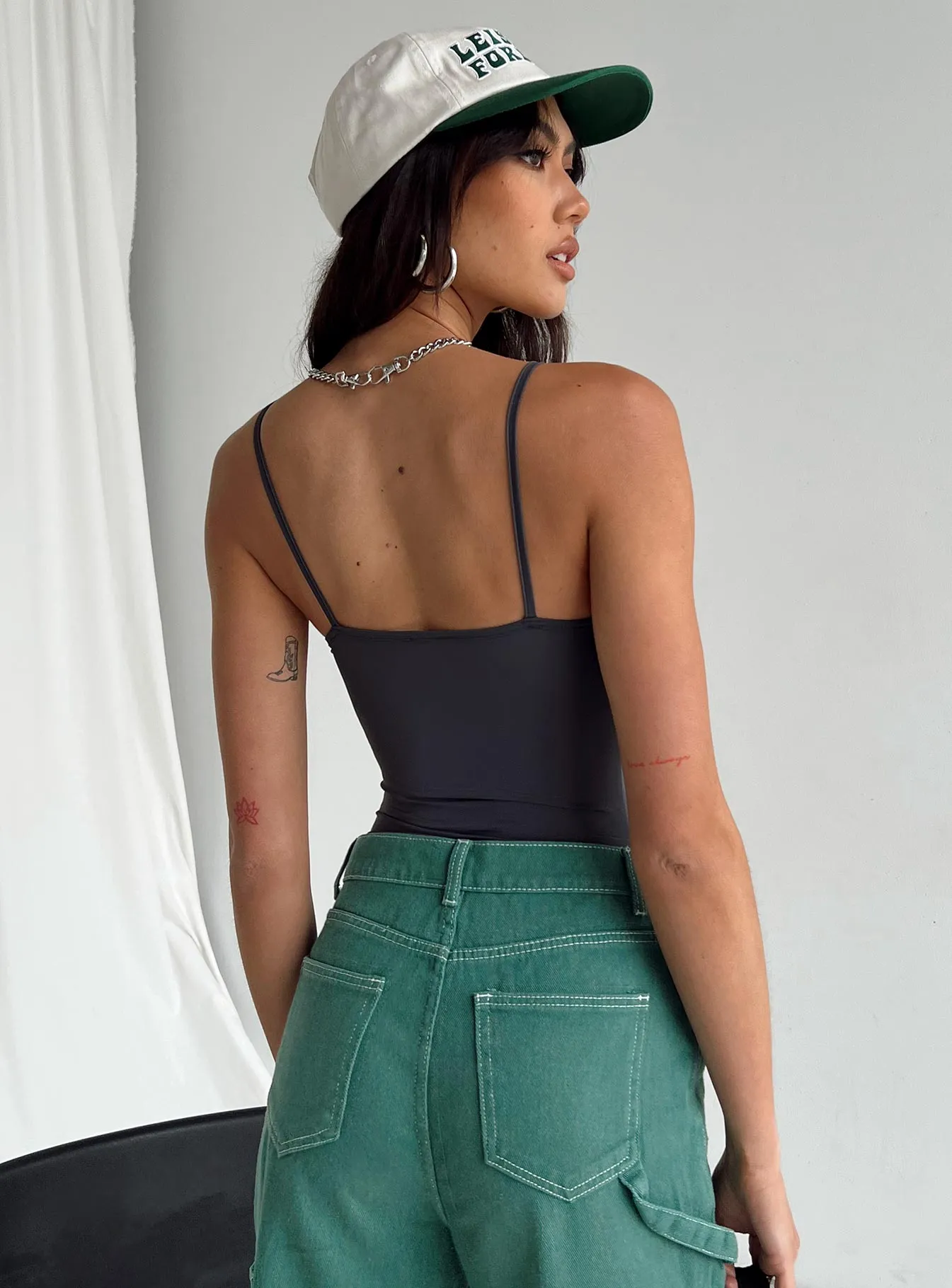 Geary Bodysuit Grey layered bodysuit breathable bodysuit