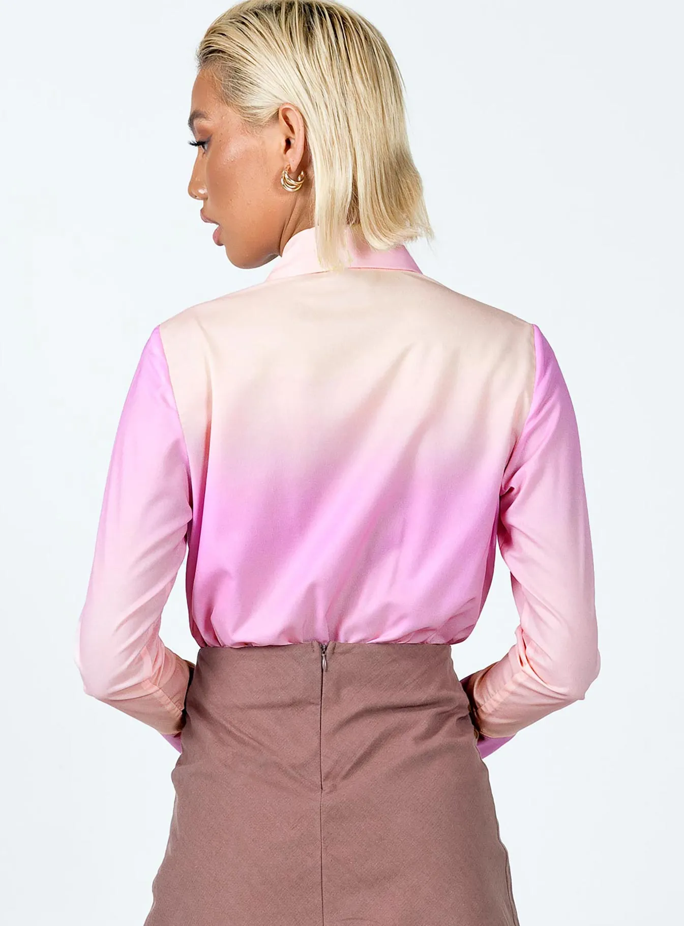 nude bodysuit Juliana Long Sleeve Bodysuit Multi