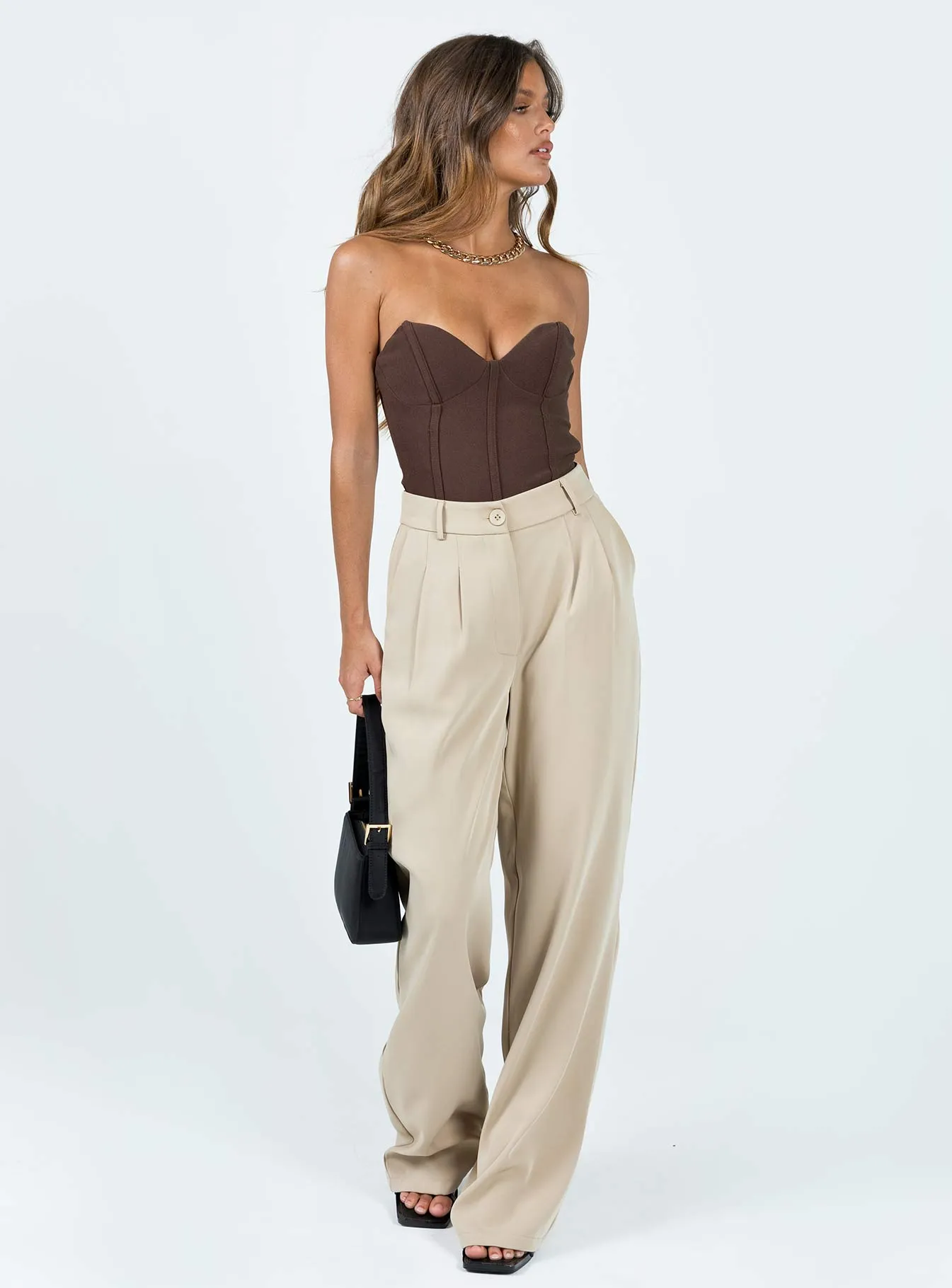 luxury bodysuit shapewear bodysuit Marishka Bodysuit Brown