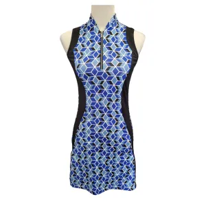 Tail Activewear Chrysolite Print Sleeveless Golf Dress Size XXS MSP$110 Relaxed Fit Flattering Fit Wear