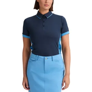 Rohnisch Women's Ultra Viola UV Short Sleeve Golf Shirt - Navy Street Edge