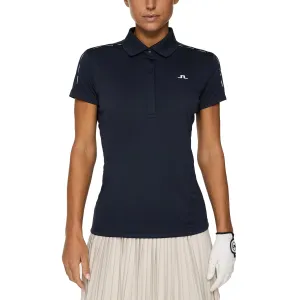 J.Lindeberg Women's Jessa Golf Polo Shirt - JL Navy Student Cool