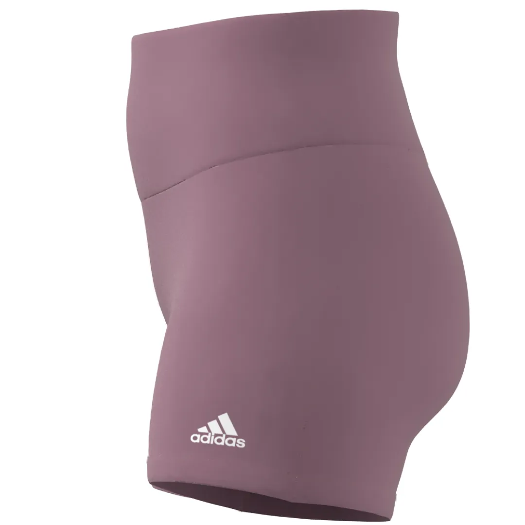 Adidas Yoga Essentials High Waisted Short Tight Holiday Outfit Double Layer