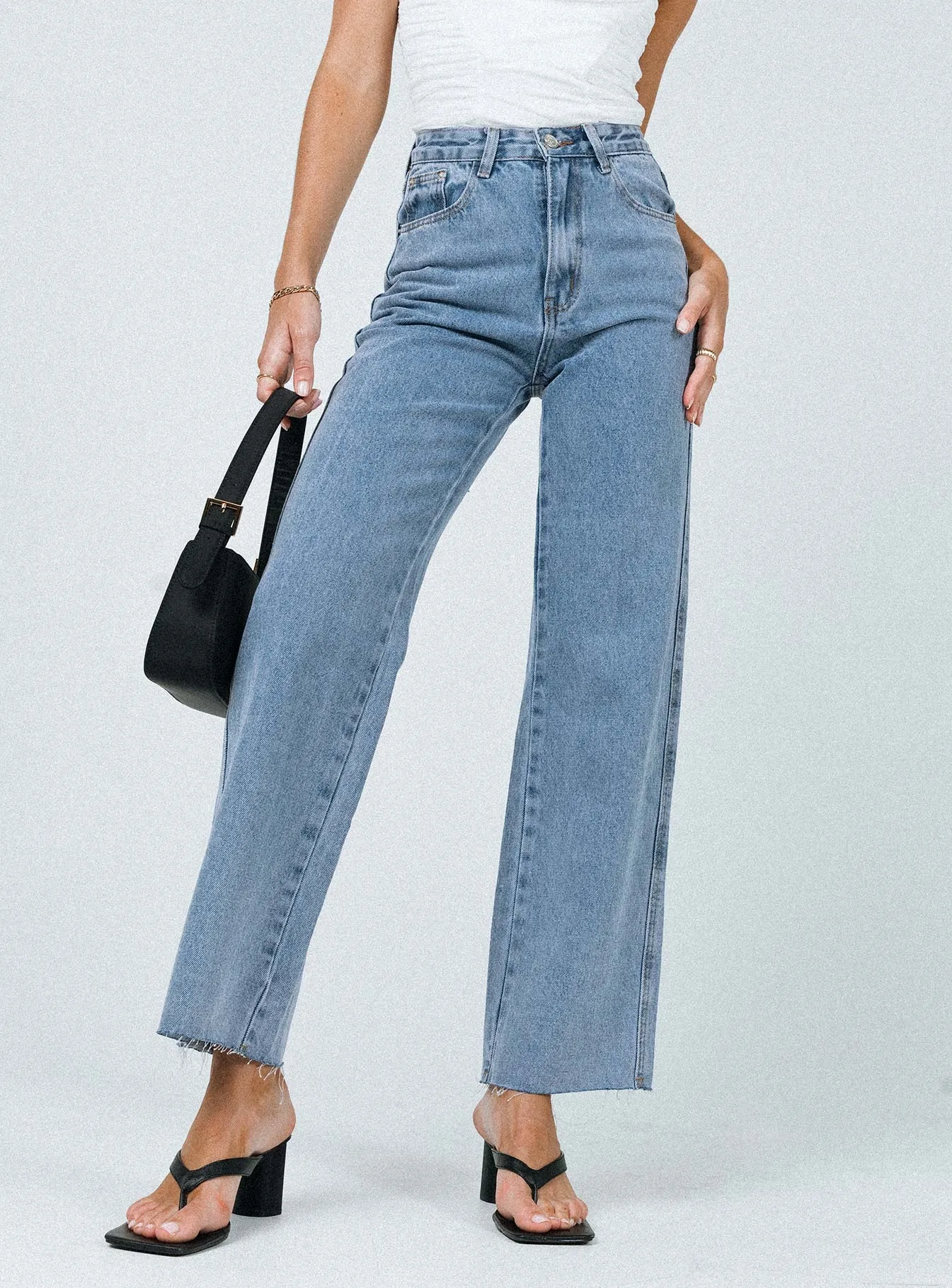 Modern Cut Core Comfort Arlington High Rise Straight Leg Jeans Denim