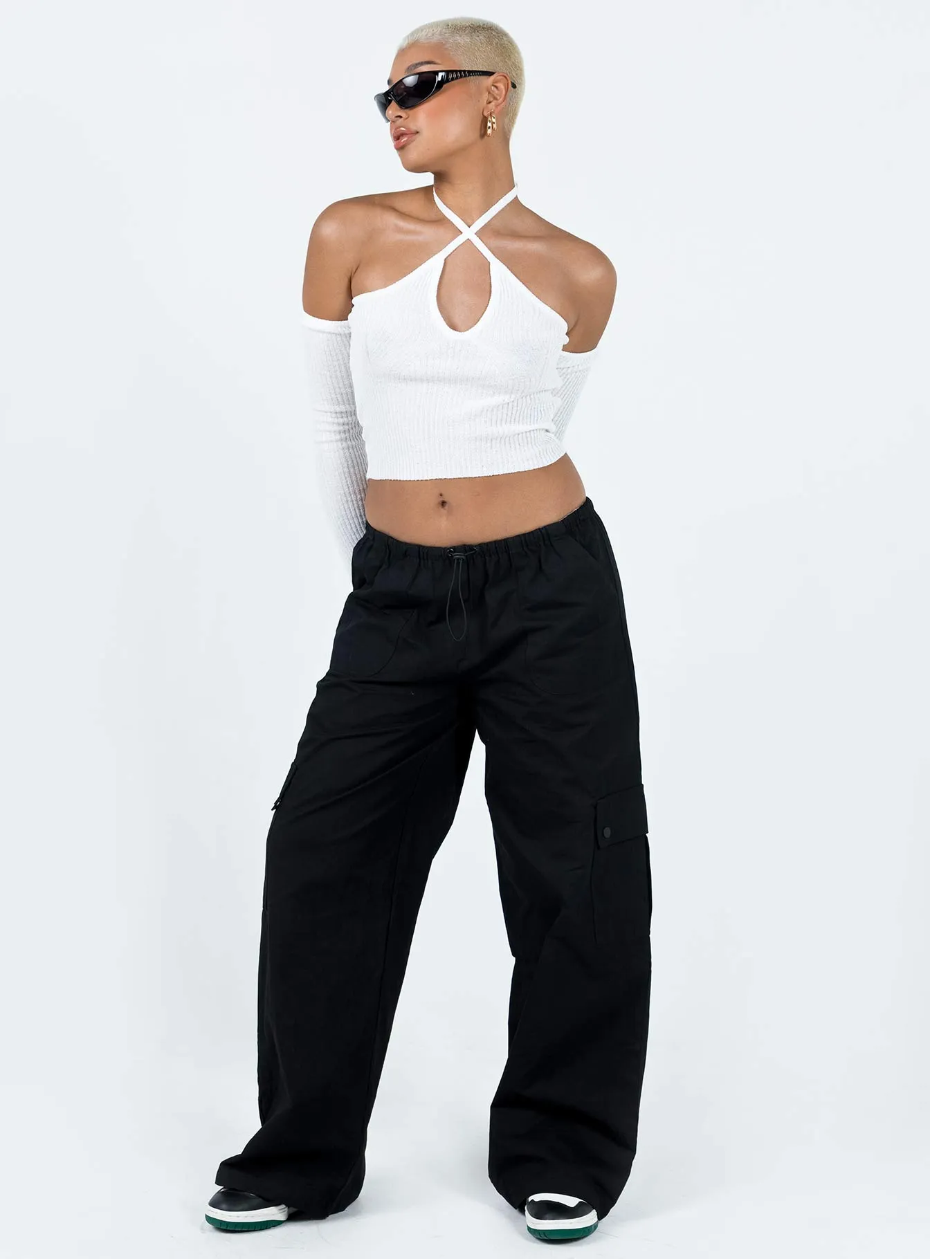 Wardrobe Essential Mackey Cargo Utility Pants Black