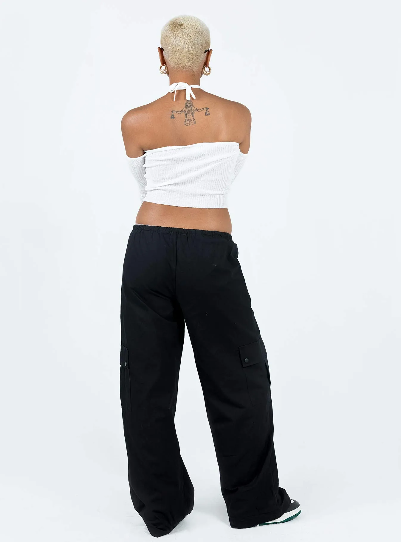 Trendy Comfort Workwear Mackey Cargo Utility Pants Black