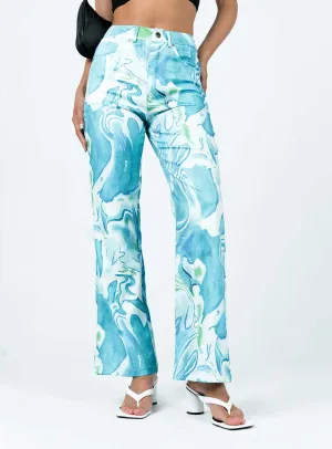 Helda Pants Blue Warm Layer Essential Layer