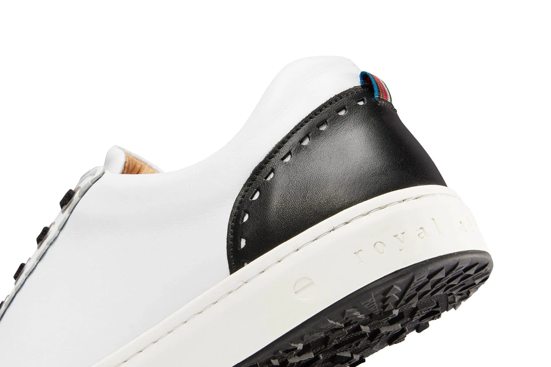 Primrose | White/Black SyntheticLeather
