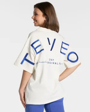 MinimalistDesign Signature Oversized T-Shirt "Off White"