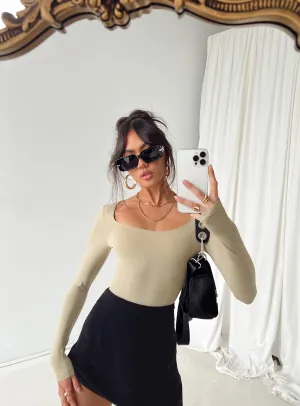 Mallard Bodysuit Brown turtleneck bodysuit